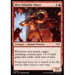 Magic löskort: Duskmourn: House of Horror: Most Valuable Slayer (Foil)