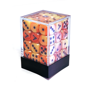 Alphaspel: D6 Dice Cube 12mm Yellow/Blue (36)