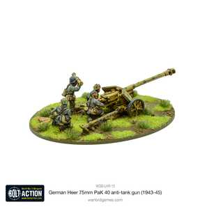 German: Heer 75mm PaK 40 anti-tank gun (1943-45)