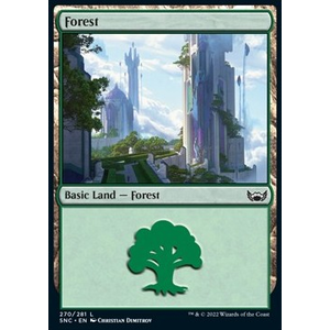 Magic löskort: Streets of New Capenna: Forest (V.3)