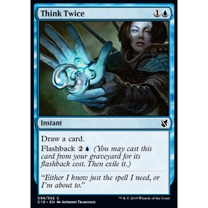 Magic löskort: Commander 2019: Think Twice