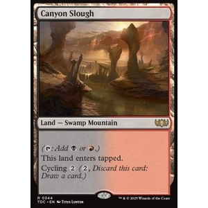 Magic löskort: Tarkir: Dragonstorm: Canyon Slough