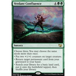Magic löskort: Commander 2015: Verdant Confluence