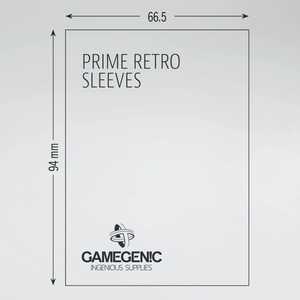 Card Sleeves PRIME Retro (50) (GameGenic)
