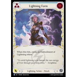FaB Löskort: Rosetta: Lightning Form (Blue) (Rainbow Foil)