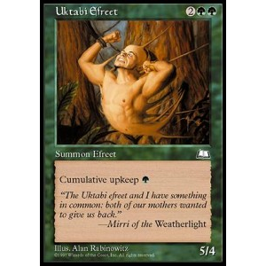 Magic löskort: Weatherlight: Uktabi Efreet