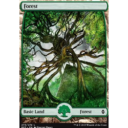 Magic löskort: Battle for Zendikar: Forest, version 273