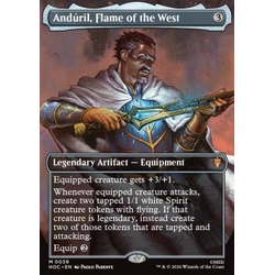 Magic löskort: The Hobbit: Andúril, Flame of the West (foil)