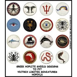 Little Big Men Studio: Greek Hoplite Shield Designs #1 for Victrix