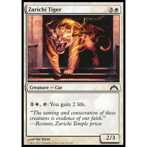 Magic löskort: Gatecrash: Zarichi Tiger