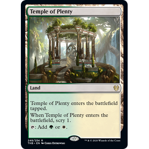 Magic löskort: Theros: Beyond Death: Temple of Plenty