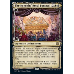 Magic löskort: March of the Machine: The Aftermath: The Kenriths' Royal Funeral (alternative art) (Foil)