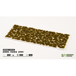 Gamer's Grass: Dark Moss Tufts 2mm