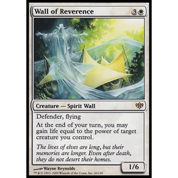 Magic löskort: Conflux: Wall of Reverence