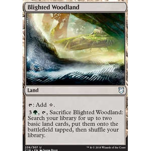 Magic löskort: Commander 2018: Blighted Woodland