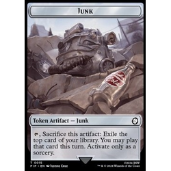 Magic löskort: Universes Beyond: Fallout: Junk Token // Treasure Token