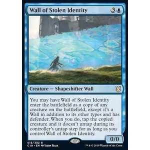 Magic löskort: Commander 2019: Wall of Stolen Identity