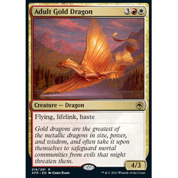 Magic löskort: Adventures in the Forgotten Realms: Adult Gold Dragon