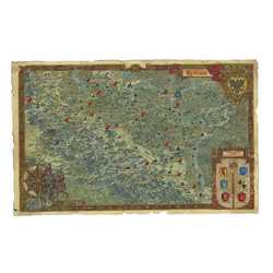 Warhammer Fantasy Roleplay: Rolled-Up Reikland Map