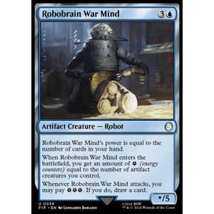 Magic löskort: Universes Beyond: Fallout: Robobrain War Mind