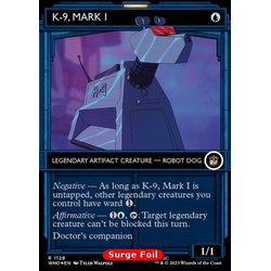Magic löskort: Universes Beyond: Doctor Who:K-9, Mark I (alternative art) (Surge Foil)