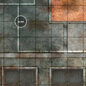 PWork Wargames Mat: Aurora Complex 44x60" (~112x153cm) (Neoprene)