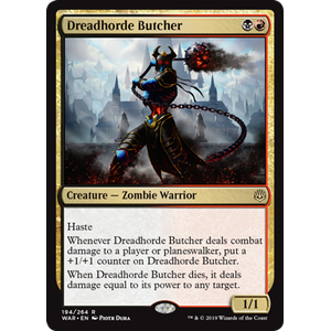 Magic löskort: War of the Spark: Dreadhorde Butcher