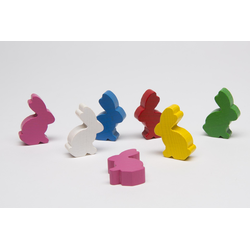 Spelpjäs: Rabbit - White (10)