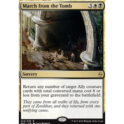 Magic löskort: Battle for Zendikar: March from the Tomb (Foil)