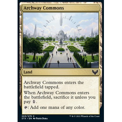 Magic Löskort: Strixhaven: School of Mages: Archway Commons (Foil)