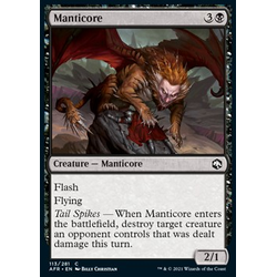 Magic löskort: Adventures in the Forgotten Realms: Manticore