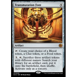 Magic löskort: The Big Score: Transmutation Font (V.1)