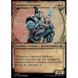 Magic löskort: The Lost Caverns of Ixalan: Caparocti Sunborn (alternative art)