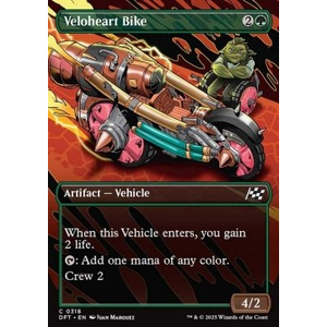 Magic löskort: Magic: Aetherdrift: Veloheart Bike (alternative art)