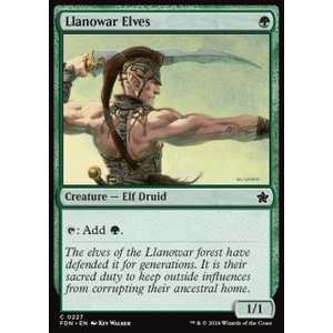 Magic löskort: Magic: The Gathering Foundations: Llanowar Elves