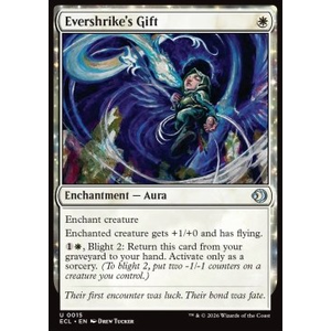 Magic löskort: Lorwyn Eclipsed: Evershrike's Gift (Foil)