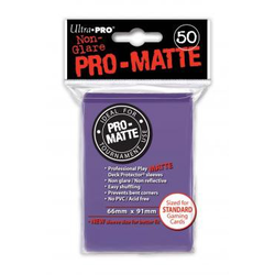 Card Sleeves Standard Pro-Matte Purple (50) (Ultra Pro)