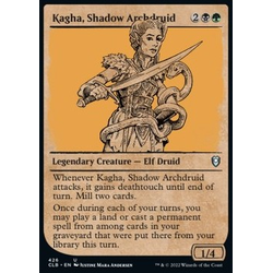 Magic löskort: Commander Legends: Battle for Baldur's Gate: Kagha, Shadow Archdruid (alternative art)