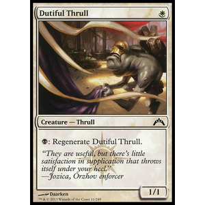 Magic löskort: Gatecrash: Dutiful Thrull