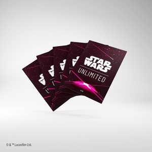 Card Sleeves Standard Art "Star Wars: Unlimited - Card Back Magenta" (60) (GameGenic)