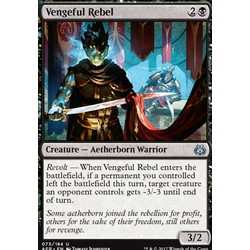 Magic löskort: Aether Revolt Vengeful Rebel