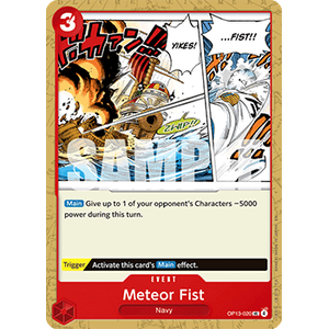 One Piece Löskort: Carrying on his Will: Meteor Fist