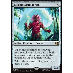 Magic löskort: Commander: Marvel Super Heroes: Solemn Simulacrum
