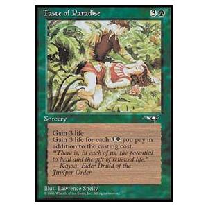 Magic löskort: Alliances: Taste of Paradise v.2