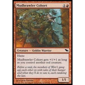 Magic löskort: Shadowmoor: Mudbrawler Cohort