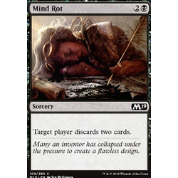 Magic löskort: Core Set 2019: Mind Rot