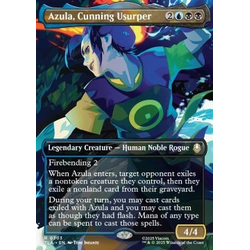 Magic löskort: Avatar: The Last Airbender: Azula, Cunning Usurper (alternative art) (Foil)