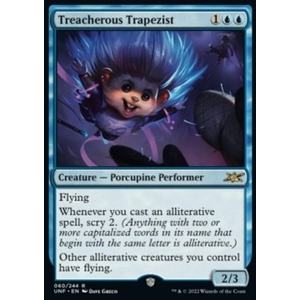 Magic löskort: Unfinity: Treacherous Trapezist