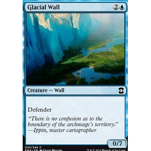 Magic löskort: Eternal Masters: Glacial Wall