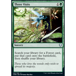 Magic löskort: Commander Legends: Three Visits (Foil)